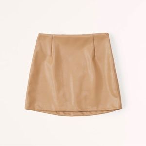 Abercrombie leather skort